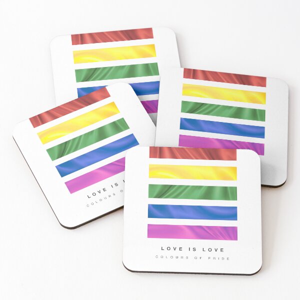 Item preview, ‘Love Is Love’ Colours of Pride Rainbow Hue Palette designed and sold by The Colourful Game.