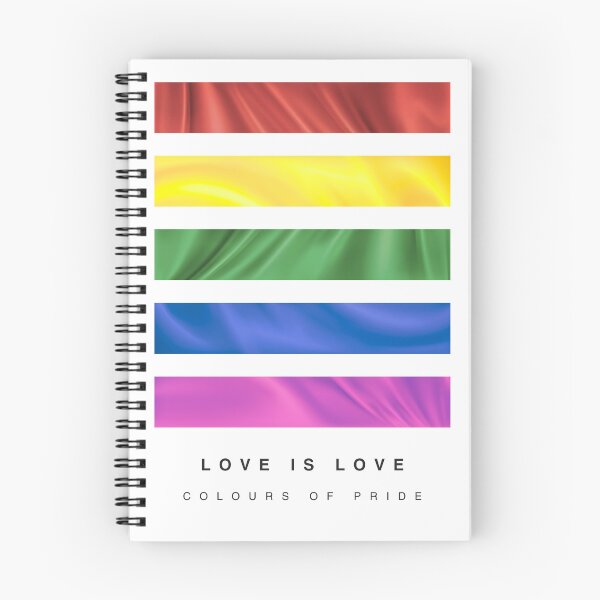 Item preview, ‘Love Is Love’ Colours of Pride Rainbow Hue Palette designed and sold by The Colourful Game.