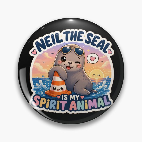 Item preview, Neil the Seal is My Spirit Animal designed and sold by SMARTKIT  DESIGNAGENCY.