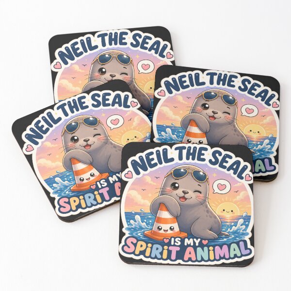 Item preview, Neil the Seal is My Spirit Animal designed and sold by SMARTKIT  DESIGNAGENCY.