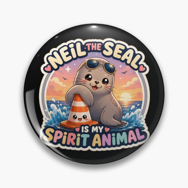 Item preview, Neil the Seal is My Spirit Animal designed and sold by SMARTKIT  DESIGNAGENCY.