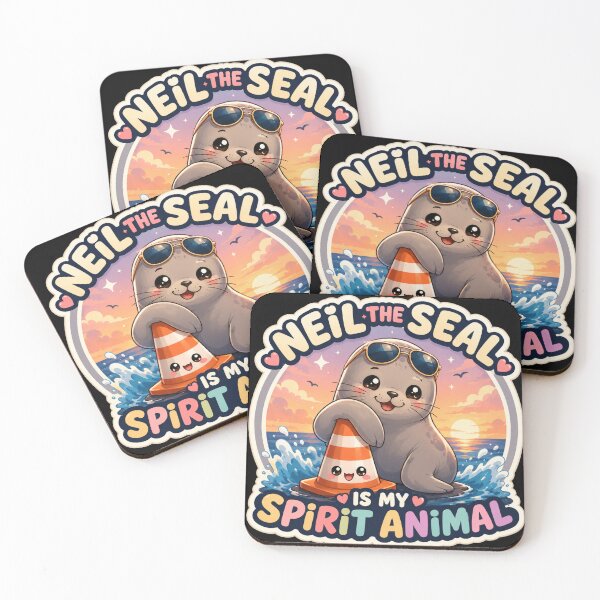 Item preview, Neil the Seal is My Spirit Animal designed and sold by SMARTKIT  DESIGNAGENCY.