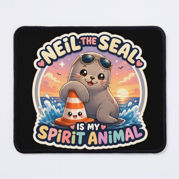 Item preview, Neil the Seal is My Spirit Animal designed and sold by SMARTKIT  DESIGNAGENCY.