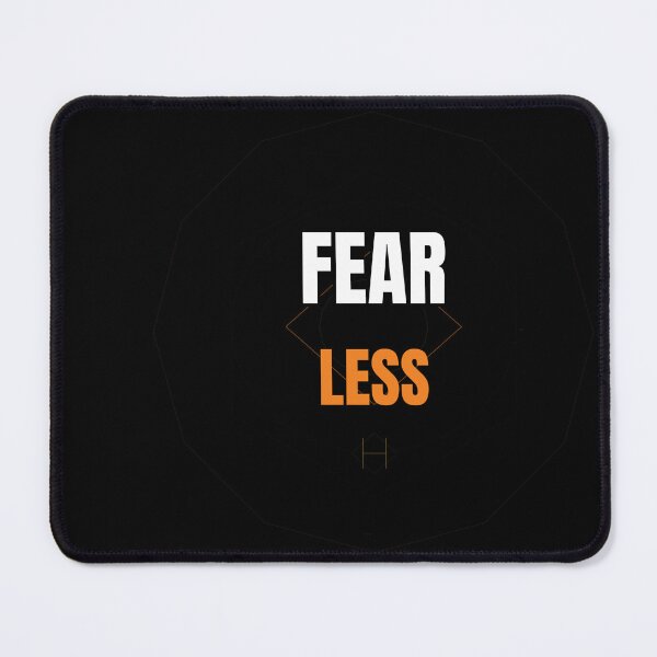 Item preview, Fear Less Motivational Geometric Typography Design designed and sold by Hayir Design.
