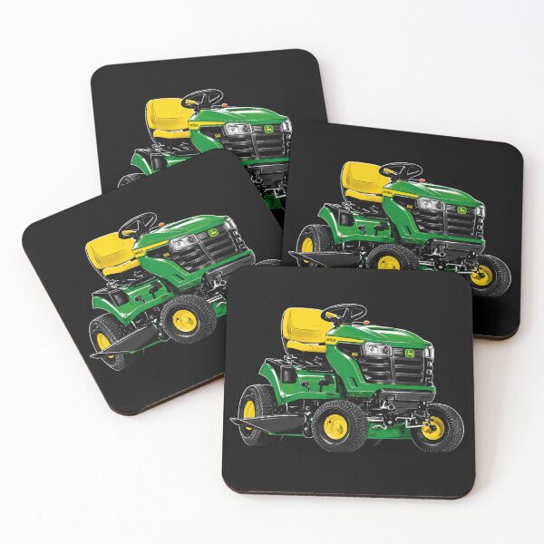 Item preview, John Deere S120 Riding Lawn Tractor – Green & Yellow Mower Art designed and sold by Stinky Lincy's Apparel Company.