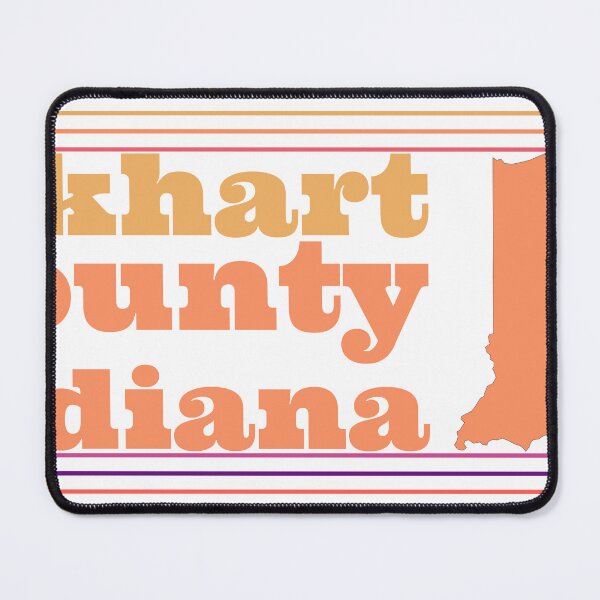 Item preview, Elkhart County Indiana Highlighted on State Map designed and sold by TheIconSmith.