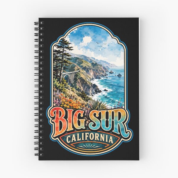Item preview, Big Sur California Watercolor Travel designed and sold by TomFrontierArt.