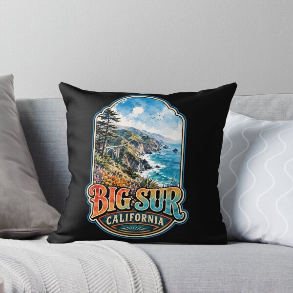 Item preview, Big Sur California Watercolor Travel designed and sold by TomFrontierArt.