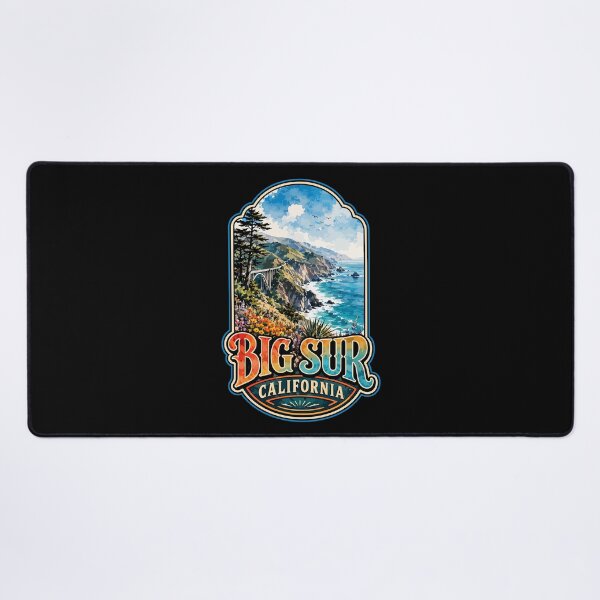 Item preview, Big Sur California Watercolor Travel designed and sold by TomFrontierArt.