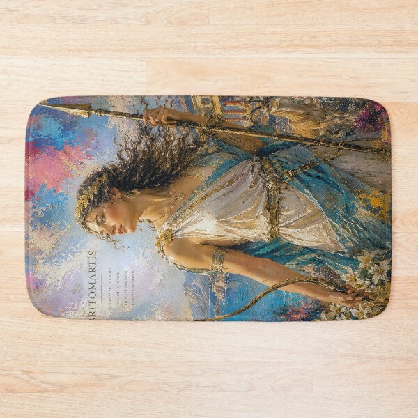 Item preview, ‘Sweet Maiden’ Goddess Britomartis painting designed and sold by GalleryKauffeld.