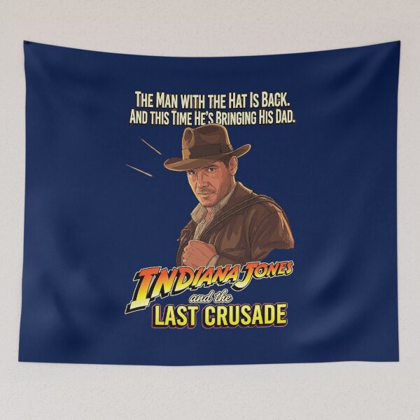 Item preview, Indiana Jones Last Crusade Adventure Vintage Poster designed and sold by amaliagarci.