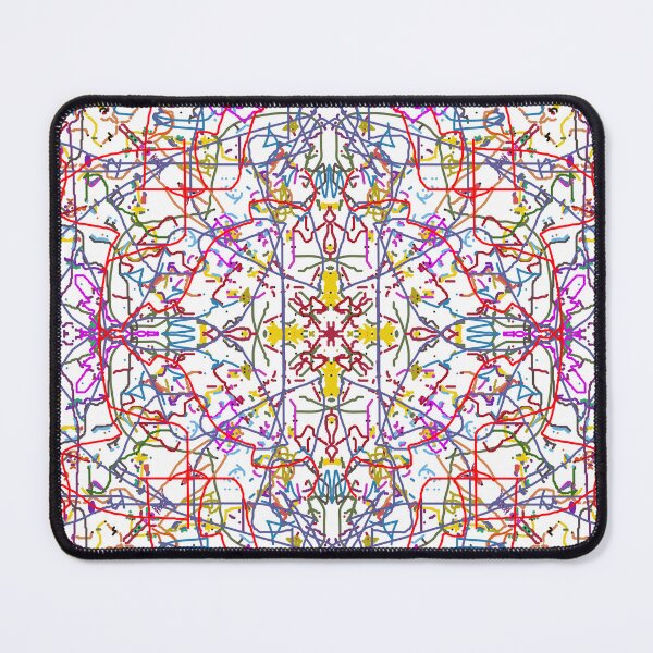 Item preview, Vibrant Psychedelic Kaleidoscope Mandala Pattern Art designed and sold by Outlet Raloel.