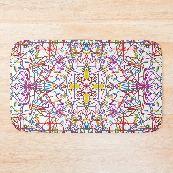 Item preview, Vibrant Psychedelic Kaleidoscope Mandala Pattern Art designed and sold by Outlet Raloel.