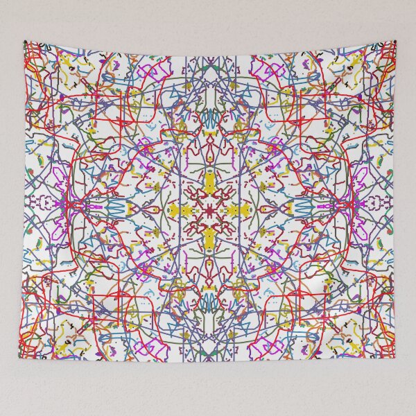 Item preview, Vibrant Psychedelic Kaleidoscope Mandala Pattern Art designed and sold by Outlet Raloel.