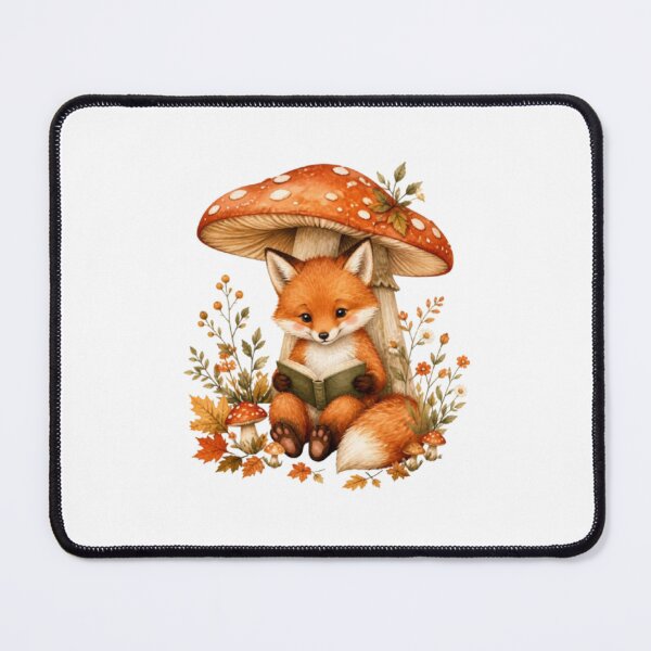Item preview, Bookish Fox in a Cozy Woodland designed and sold by Nadie2000.