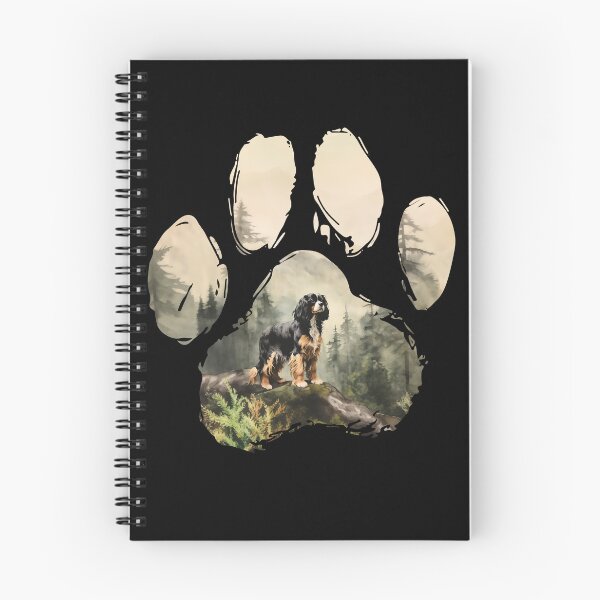 Item preview, Funny Cavalier King Charles Spaniel Paw Foggy Mountain Tree Mom Dad Kids designed and sold by rafaeltto.