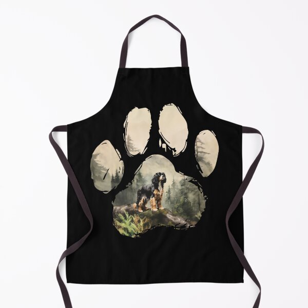 Item preview, Funny Cavalier King Charles Spaniel Paw Foggy Mountain Tree Mom Dad Kids designed and sold by rafaeltto.