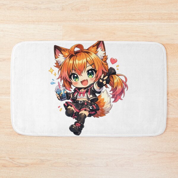 Item preview, Kawaii Anime Fox Girl Boba Tea designed and sold by IMOBILYARI VibeCore.