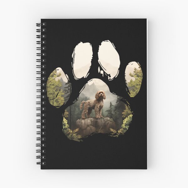 Item preview, Funny Cavapoo Paw Foggy Mountain Tree Mom Dad Kids designed and sold by rafaeltto.