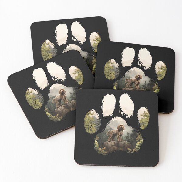 Item preview, Funny Cavapoo Paw Foggy Mountain Tree Mom Dad Kids designed and sold by rafaeltto.