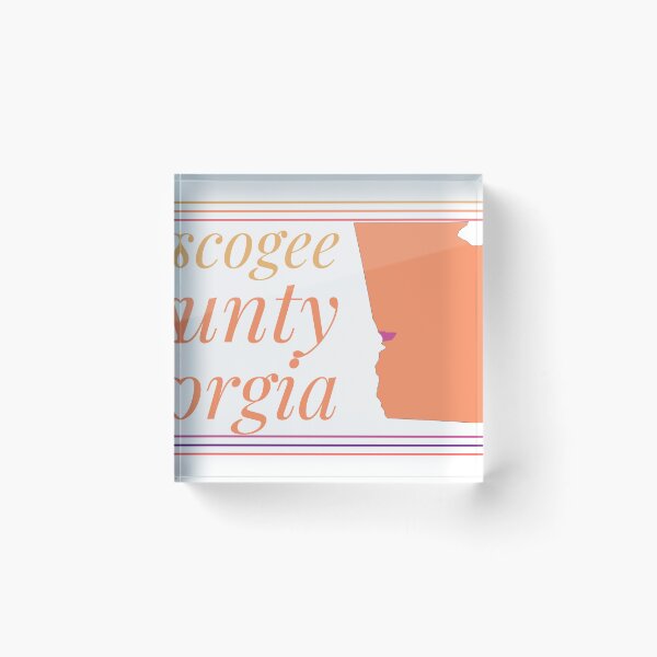 Item preview, Muscogee County Georgia Highlighted on State Map designed and sold by TheIconSmith.