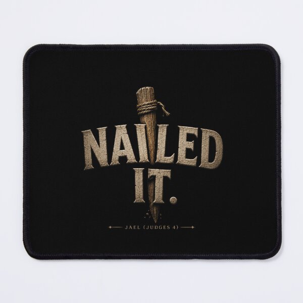 Item preview, Nailed It Jael Judges 4 Funny Biblical Tent Stake Christian Humor Vintage Design designed and sold by Crystal-Tree.