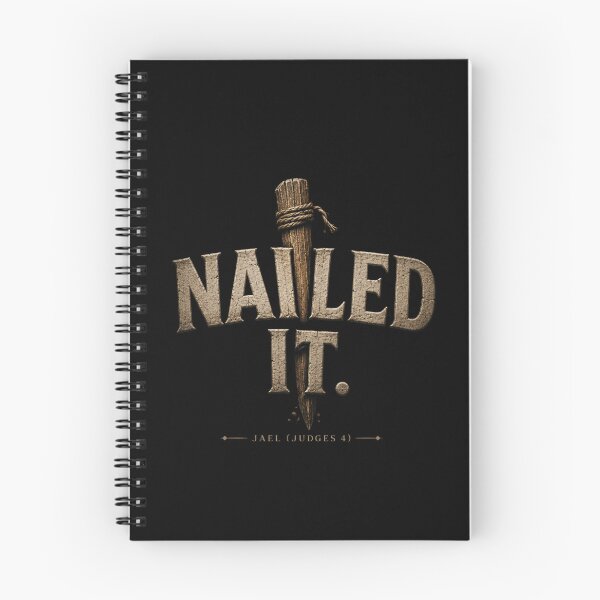 Item preview, Nailed It Jael Judges 4 Funny Biblical Tent Stake Christian Humor Vintage Design designed and sold by Crystal-Tree.