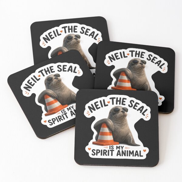 Item preview, Neil the Seal is My Spirit Animal designed and sold by SMARTKIT  DESIGNAGENCY.
