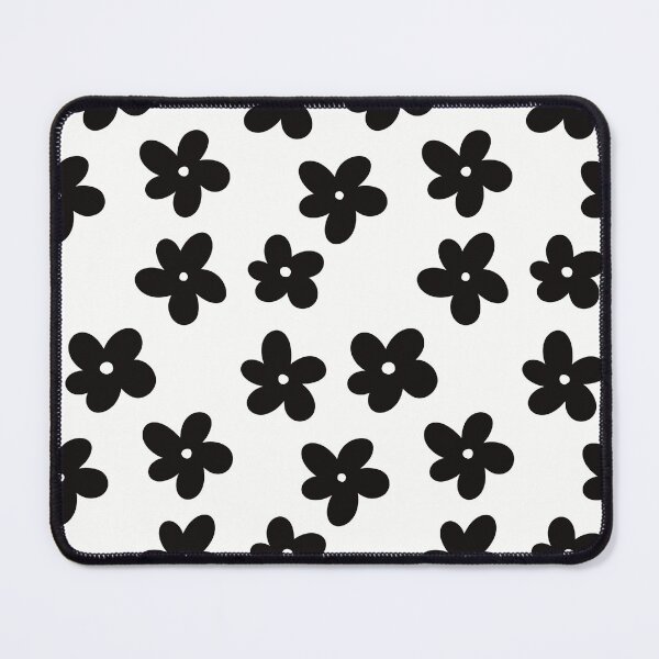 Item preview, Black and White Flower Pattern designed and sold by The Innocent Ghost Project.