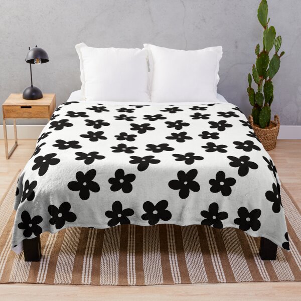 Item preview, Black and White Flower Pattern designed and sold by The Innocent Ghost Project.