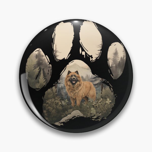Item preview, Funny Chow Chow Paw Foggy Mountain Tree Mom Dad Kids designed and sold by rafaeltto.