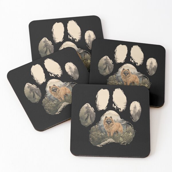 Item preview, Funny Chow Chow Paw Foggy Mountain Tree Mom Dad Kids designed and sold by rafaeltto.