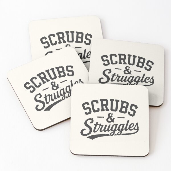 Item preview, Scrubs & Struggles — Funny Nurse Hat (Dark) designed and sold by KiwyStudio.