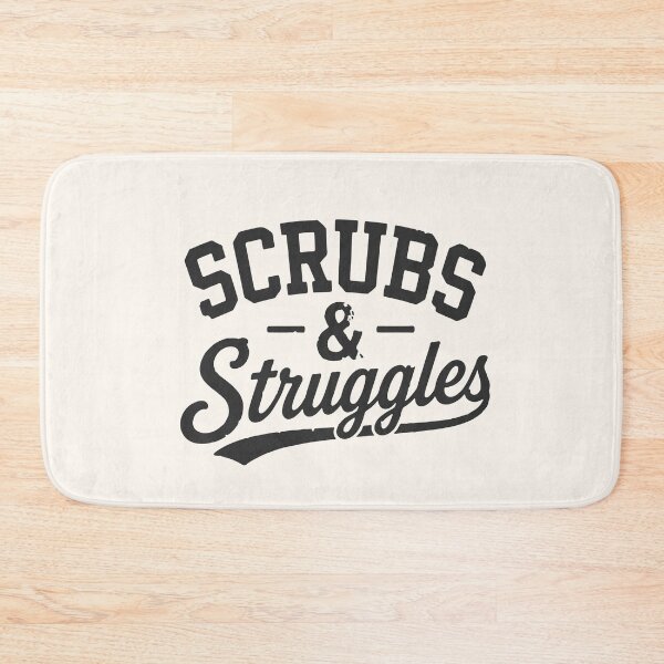 Item preview, Scrubs & Struggles — Funny Nurse Hat (Dark) designed and sold by KiwyStudio.