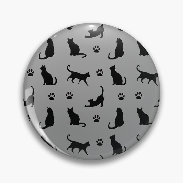 Item preview, Cute Black Cat Silhouette cat paw Sticker Pack | Aesthetic Cat Lover & Pet Owner cats animal pattern designed and sold by Art IN Pack.