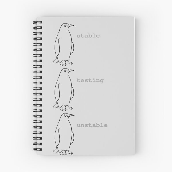 Item preview, Debian Linux: stable, testing, unstable designed and sold by LittleGreyMan2026.