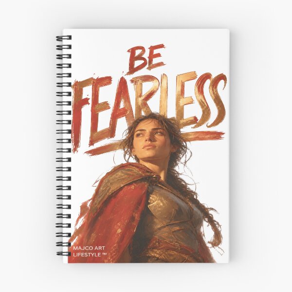 Item preview, Be Fearless – Motivational Quote | Courage Strength Inspiration designed and sold by MAJCO-ART.