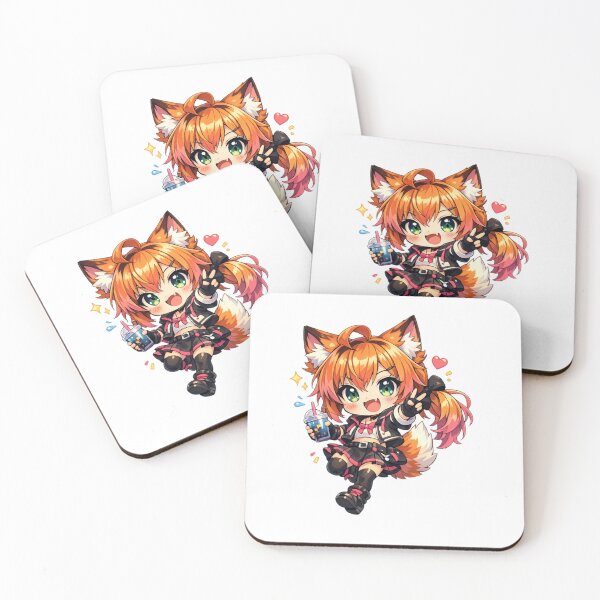 Item preview, Kawaii Anime Fox Girl Boba Tea designed and sold by IMOBILYARI VibeCore.