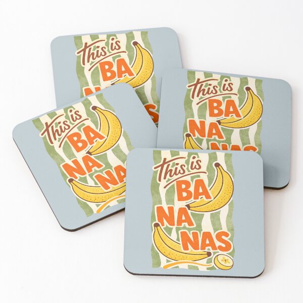 Item preview, This Is Ba-Nanas Funny Banana Pun Shirt – Cute Retro Fruit Graphic Tee designed and sold by Golden Blaze Studio.
