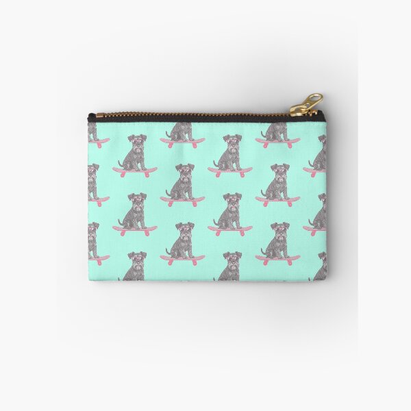 Item preview, Skateboarding Schnauzer Cute Retro Line Art For Dog Lovers designed and sold by roarsomethings.