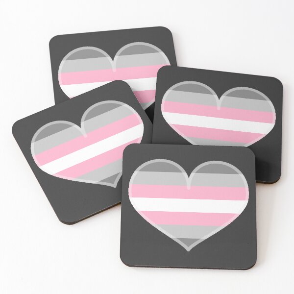 Item preview, Demigirl Pride Heart [Dark Edition] designed and sold by Roxzania.
