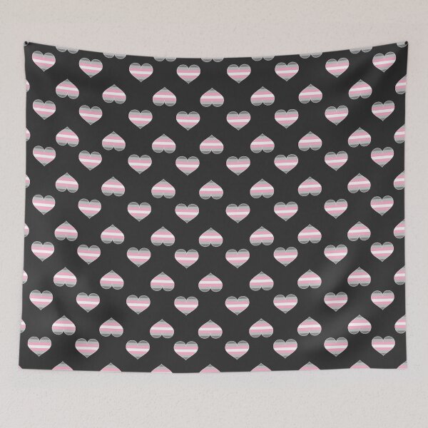 Item preview, Demigirl Pride Heart [Dark Edition] designed and sold by Roxzania.