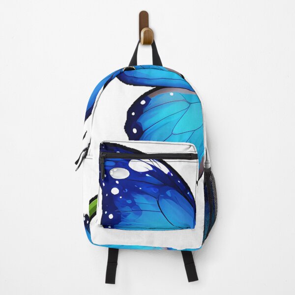 Item preview, Blue Morpho Butterfly on Leaf designed and sold by pumsquare.