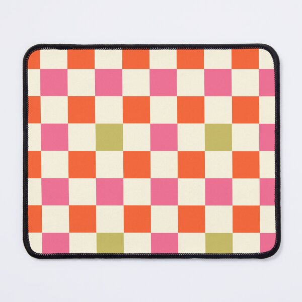 Item preview, Groovy Pink and Green Checkered Pattern designed and sold by The Innocent Ghost Project.