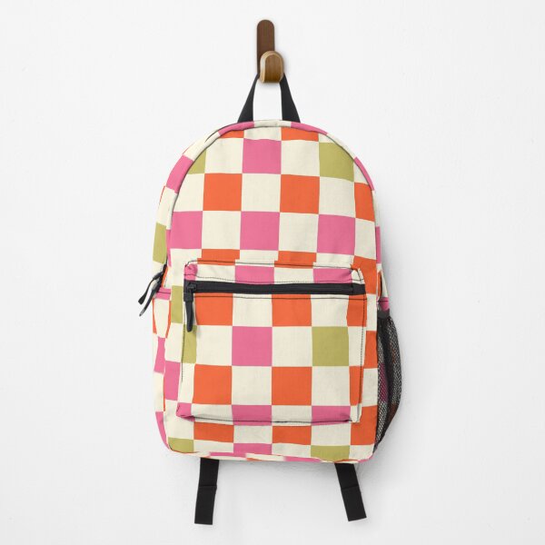 Item preview, Groovy Pink and Green Checkered Pattern designed and sold by The Innocent Ghost Project.