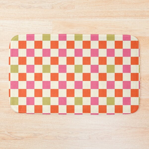 Item preview, Groovy Pink and Green Checkered Pattern designed and sold by The Innocent Ghost Project.
