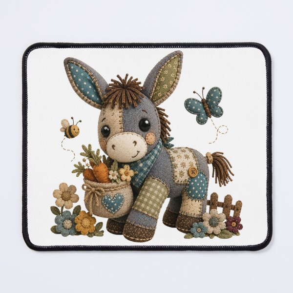Item preview, Cute Patchwork Donkey designed and sold by M.Store.