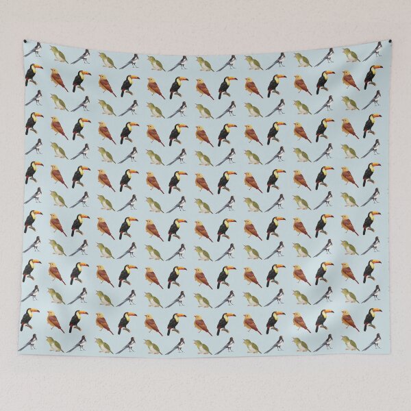 Item preview, Cute Tropical Bird Sticker Pack | Toucan Magpie & Songbird Wildlife Aesthetic designed and sold by Art IN Pack.