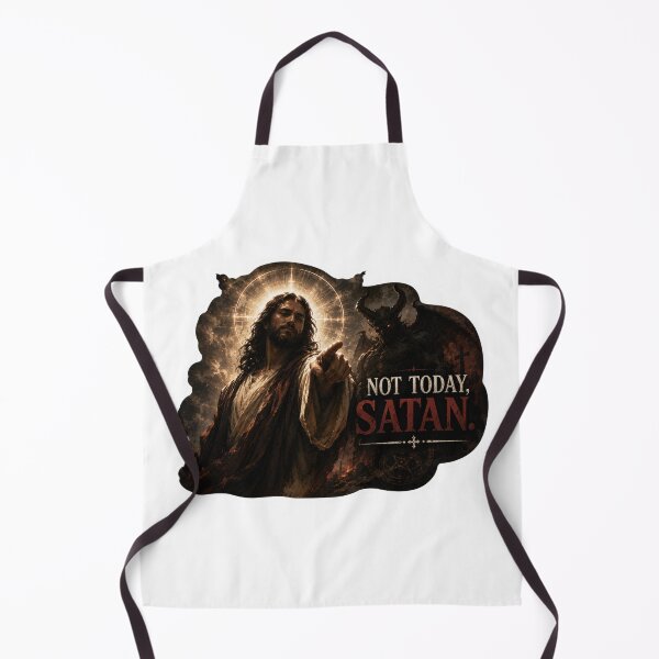 Item preview, jesus not today satan meme designed and sold by PatternFly.
