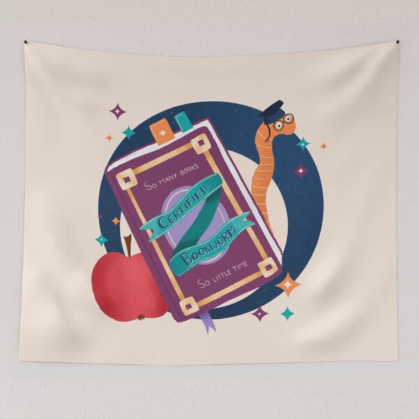 Item preview, Certified Bookworm Retro Bubble Badge designed and sold by Home Cyn Home.